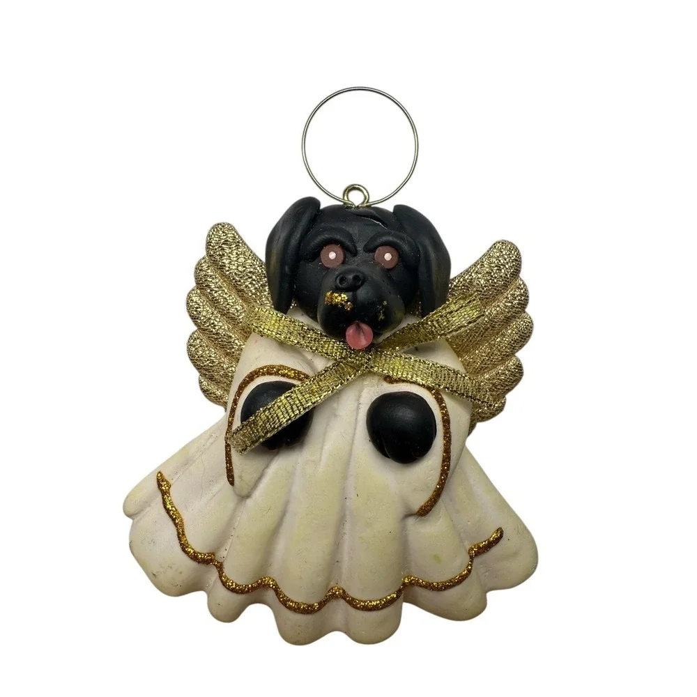 🎄Labrador Memory Dog Angel Ornament Holiday Christmas Adorable